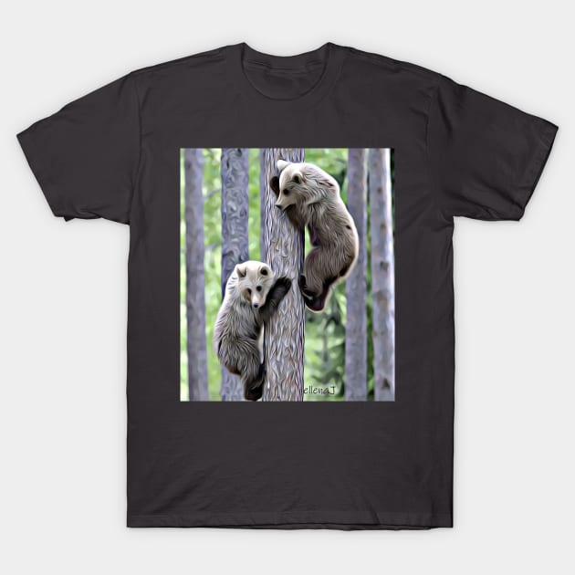 Two Bears T-Shirt by ellenaJ